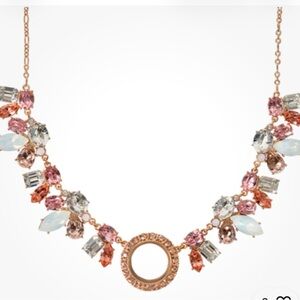 Origami Owl petite rose gold living locket necklace